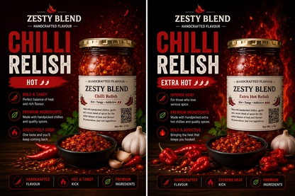 Zesty Blend Chilli Relish (Hot)